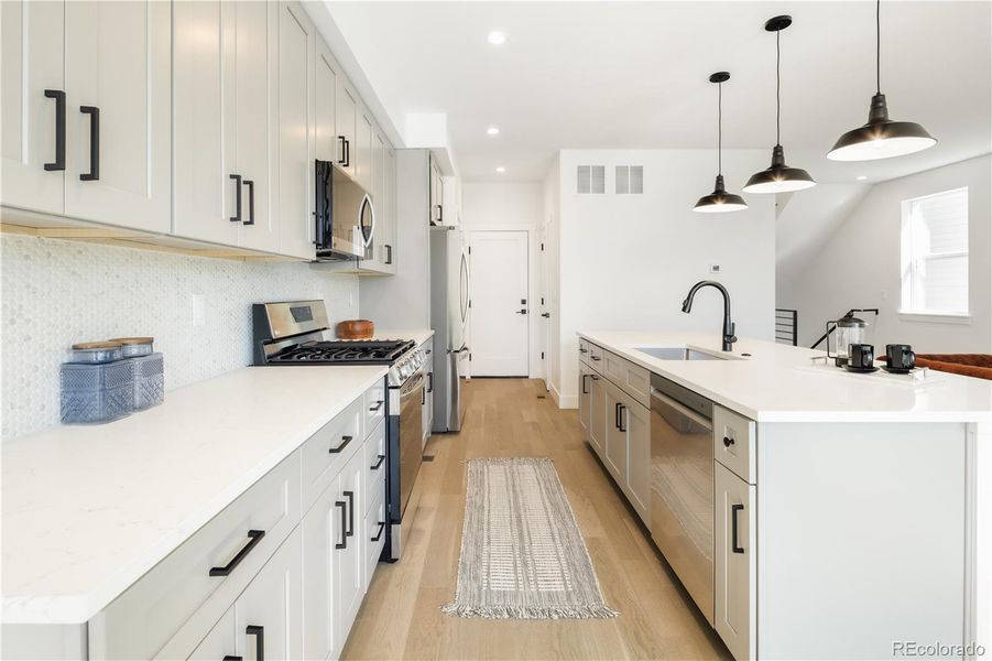 Furnished interior view inside a new home in , Denver (Image 11).