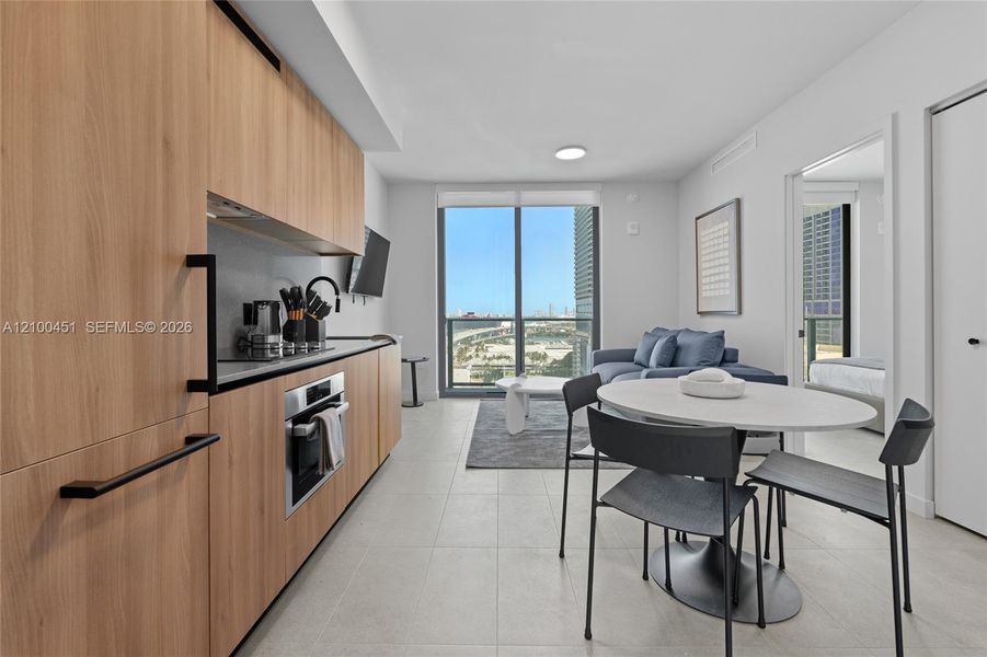 Furnished interior view inside a new home in , Miami (Image 9). Furnished interior view inside a new home in , Miami (Image 9).