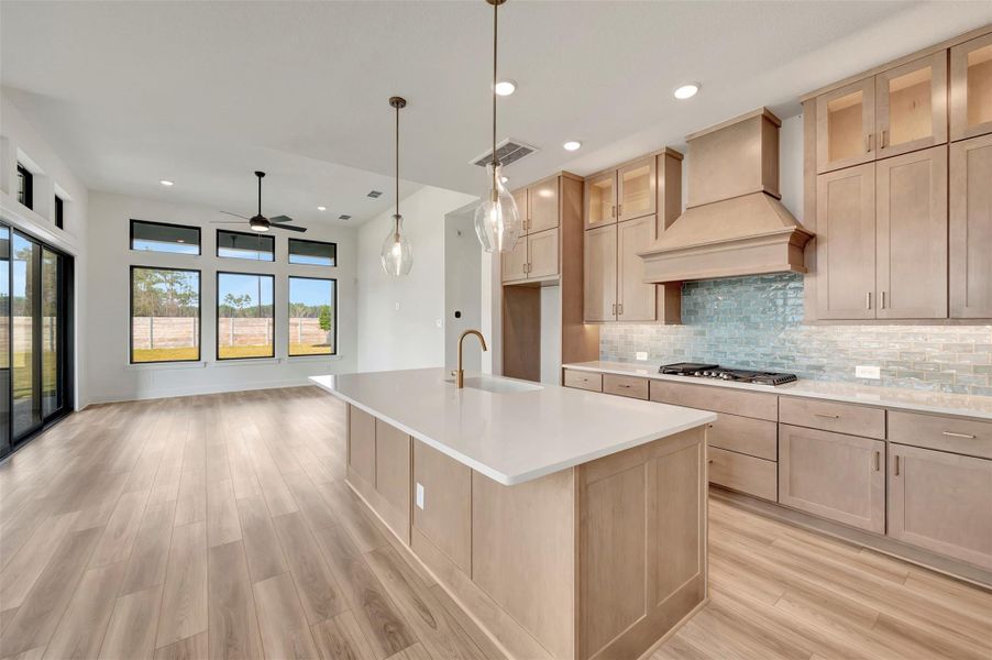 Furnished interior view inside a new home in ARTAVIA 50' Homesites, Conroe (Image 7).