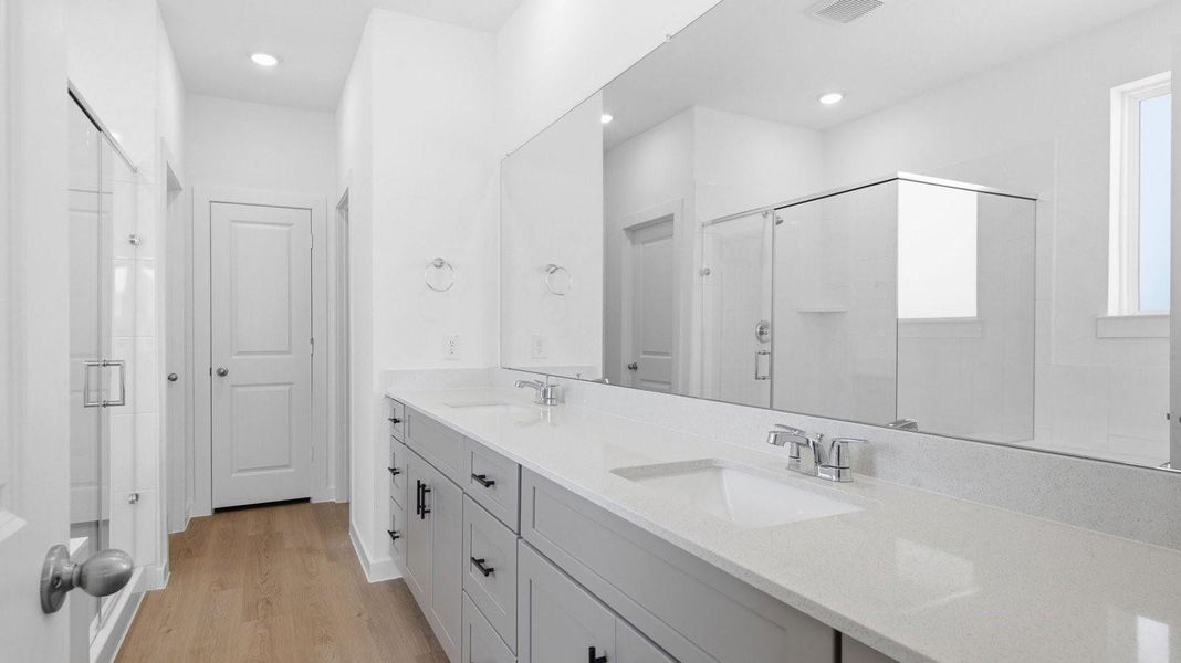 Furnished interior view inside a new home in , League City (Image 6).