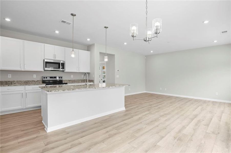 Furnished interior view inside a new home in Sage Woods, Dallas (Image 6).