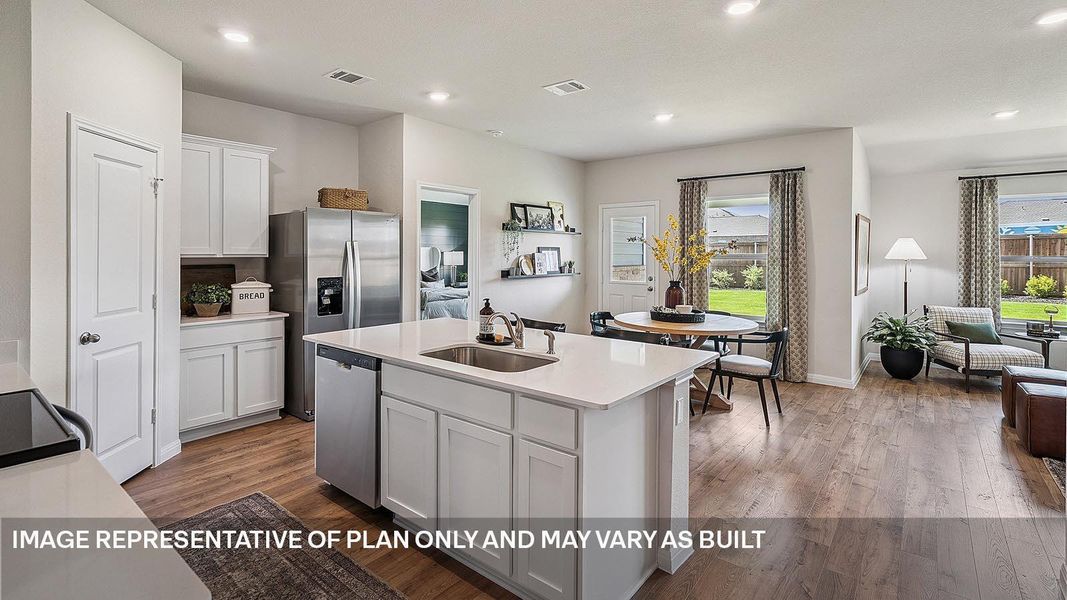 Furnished interior view inside a new home in Thunder Rock, Marble Falls (Image 16).
