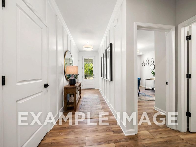 Representative furnished interior of a home built from the The Hickory B by Davidson Homes LLC in Melody Lakeside Estates, Buford (Image 11).
