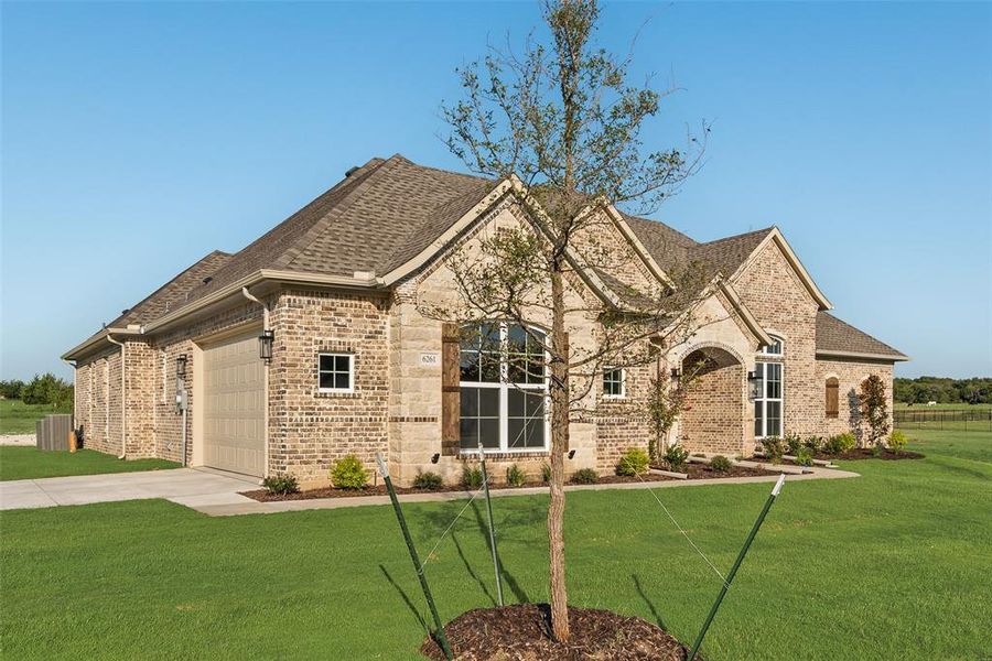 Front exterior of a new home in , Midlothian, TX, highlighting curb appeal (Image 17).