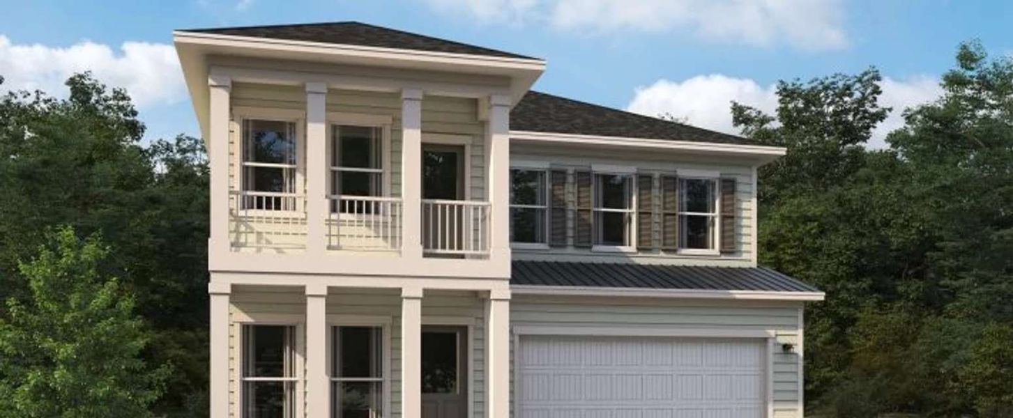 Representative exterior photo of a completed home built from the Palermo - Waterway by Ashton Woods in Blue Heron Retreat, Little River, SC (Image 15).