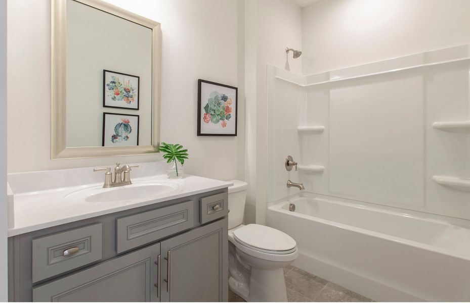 Representative furnished interior of a home built from the Foxfield by Pulte Homes in Long Savanna, Charleston (Image 10).