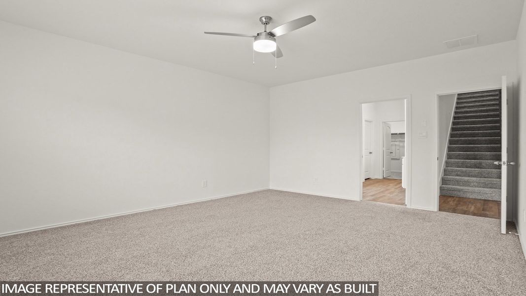 Spacious, unfurnished interior of a new home in Cypress Green, Tomball (Image 28).