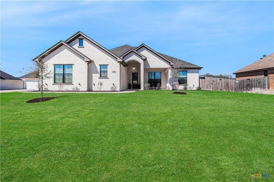 Front exterior of a new home in , Belton, TX, highlighting curb appeal (Image 2). Front exterior of a new home in , Belton, TX, highlighting curb appeal (Image 2).