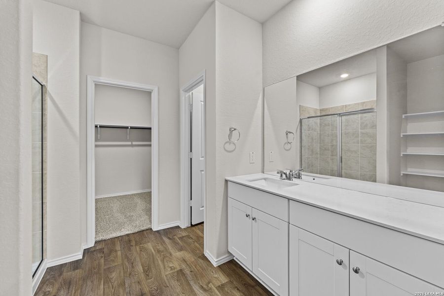 Furnished interior view inside a new home in Laurel Vistas, San Antonio (Image 11).