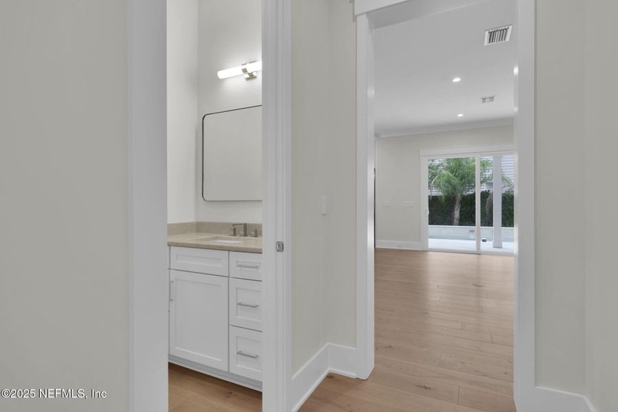 Furnished interior view inside a new home in , Atlantic Beach (Image 18). Furnished interior view inside a new home in , Atlantic Beach (Image 18).