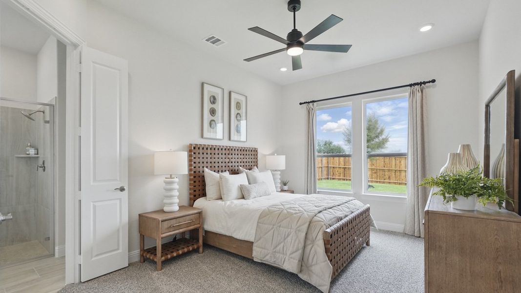 Furnished interior view inside a new home in Peachtree Meadows, Rockwall (Image 20).