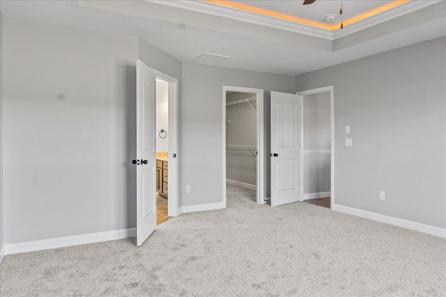 Representative unfurnished interior of a home built from the Whitney by Enchanted Homes in Lonesome Dove, San Antonio (Image 18).