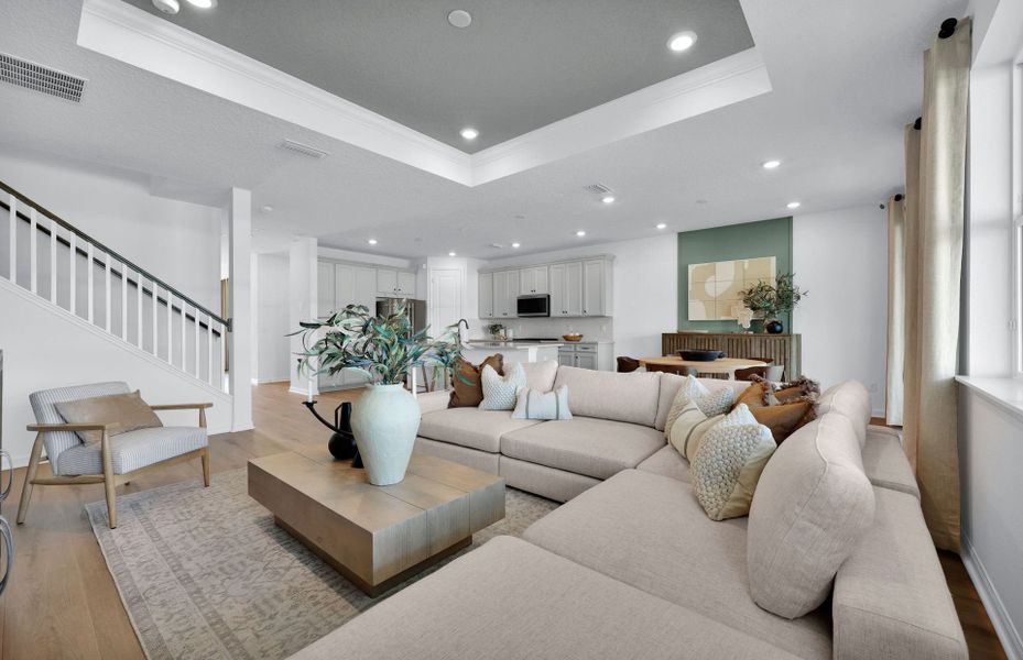 Representative furnished interior of a home built from the Whitestone by Pulte Homes in Joseph Oaks, Jacksonville (Image 7).