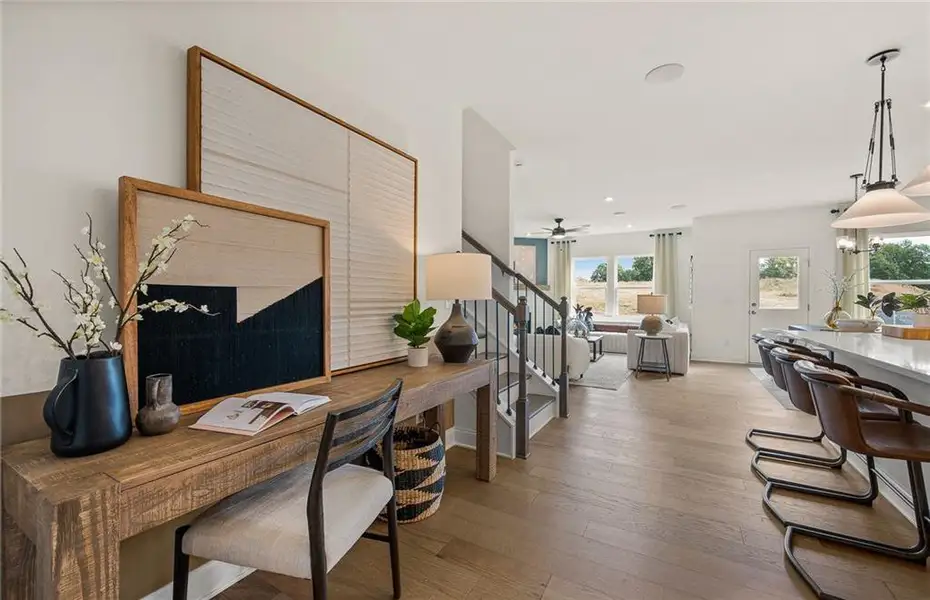 Furnished interior view inside a new home in Berkeley Mill, Cumming (Image 9).