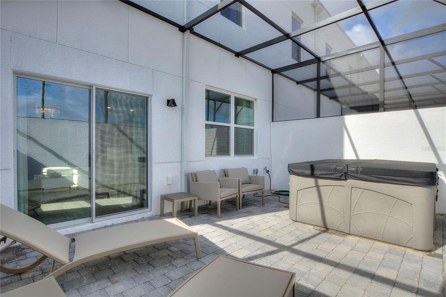 Exterior details and patio area of a home in , Davenport (Image 22). Exterior details and patio area of a home in , Davenport (Image 22).