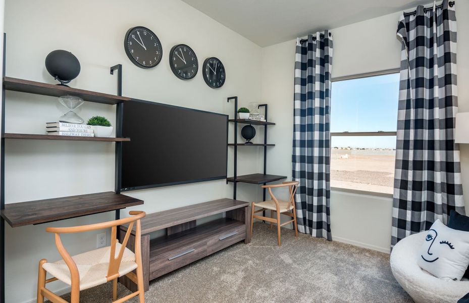 Representative furnished interior of a home built from the Lavender by Centex in Entrada La Coraza at Rancho Sahuarita, Sahuarita (Image 15).