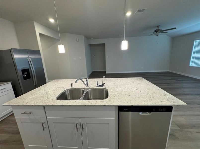 Furnished interior view inside a new home in Wall Street Village, Richmond (Image 3).