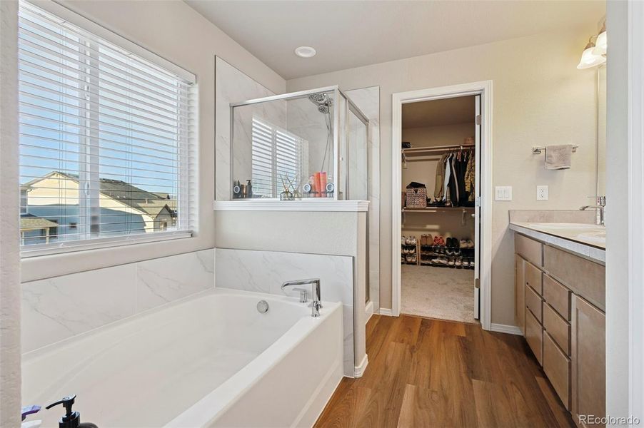 Furnished interior view inside a new home in , Colorado Springs (Image 17).