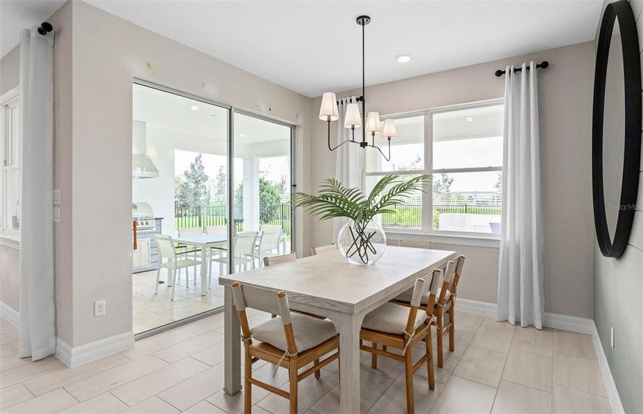 Furnished interior view inside a new home in The Estates at Nona Sound, Orlando (Image 9).