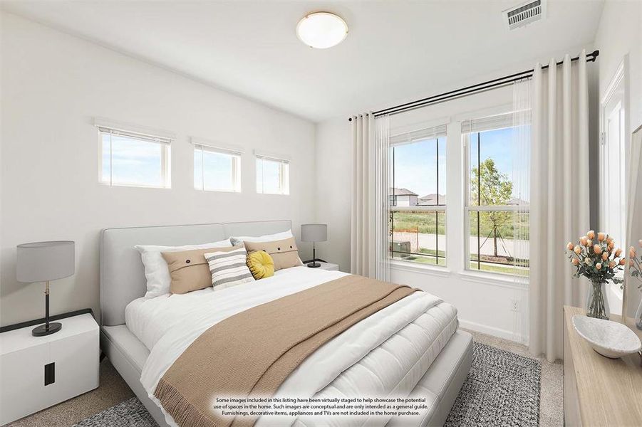 Furnished interior view inside a new home in ArrowBrooke Elements, Aubrey (Image 18). Furnished interior view inside a new home in ArrowBrooke Elements, Aubrey (Image 18).