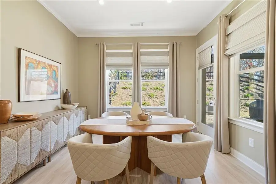 Furnished interior view inside a new home in , Ellijay (Image 8).