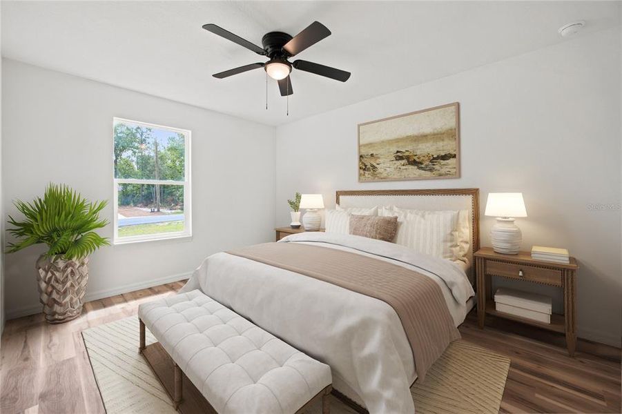 Furnished interior view inside a new home in , Ocala (Image 28).