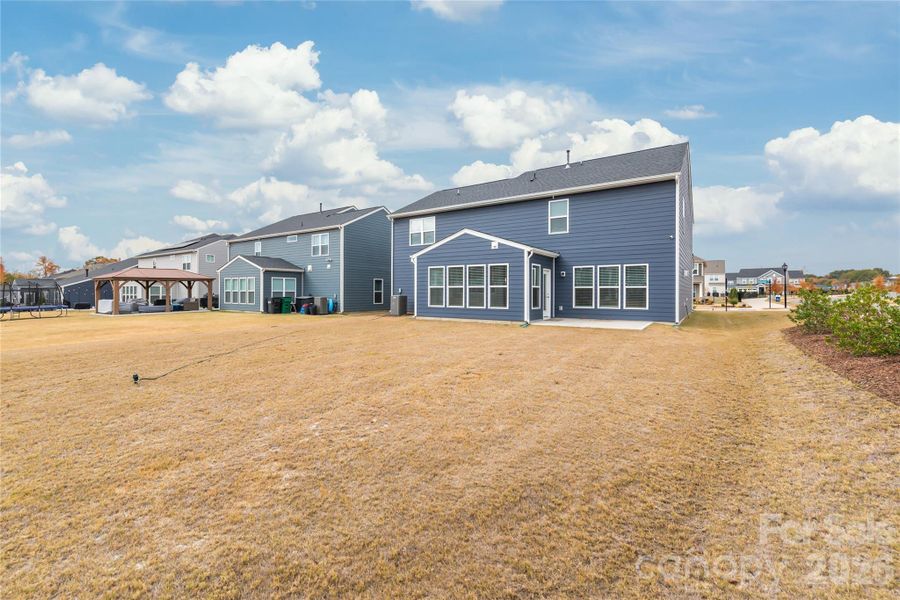 So much space in the back and side yard is just one of the best perks of a corner lot