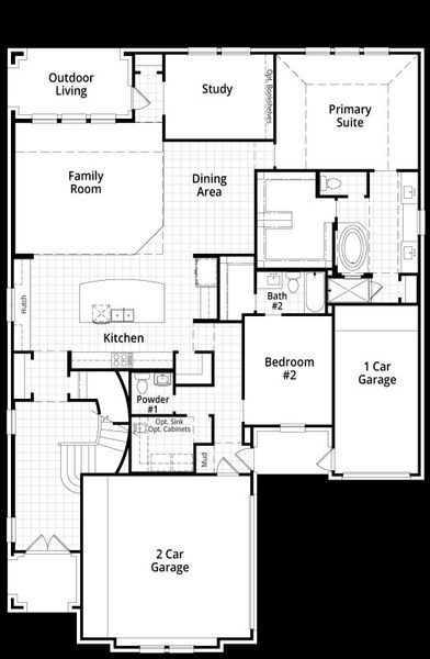 2D floor plan layout of this home in Quail Hollow, Rockwall, TX (Image 2). 2D floor plan layout of this home in Quail Hollow, Rockwall, TX (Image 2).