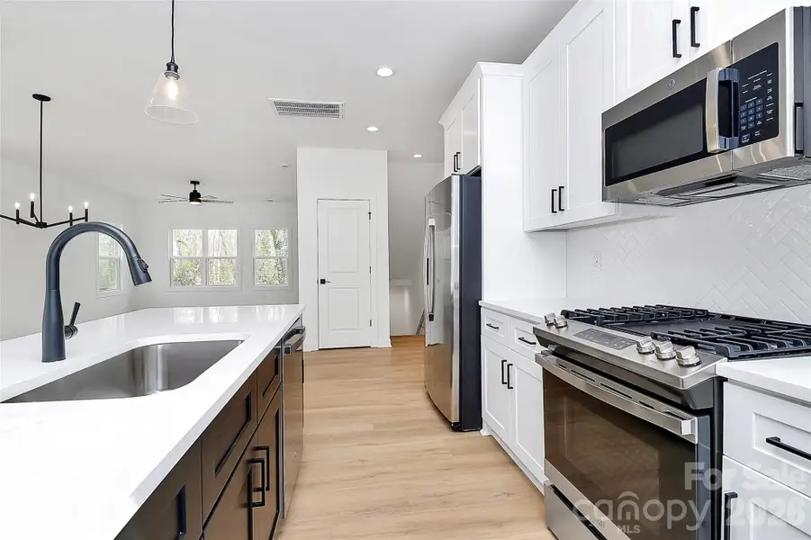Furnished interior view inside a new home in , Charlotte (Image 6). Furnished interior view inside a new home in , Charlotte (Image 6).