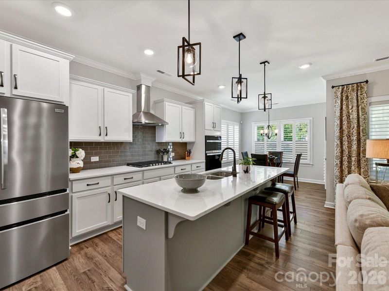 Furnished interior view inside a new home in , Monroe (Image 11).
