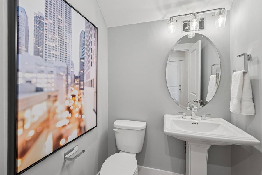 Representative furnished interior of a home built from the Sampson by Tri Pointe Homes in The Townes at NoVi, Pittsboro (Image 13).