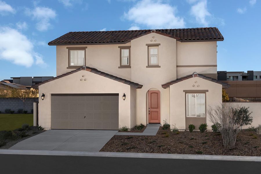 Exterior at Night | Davidson | Rev at Eastmark | Mesa, AZ | Landsea Homes