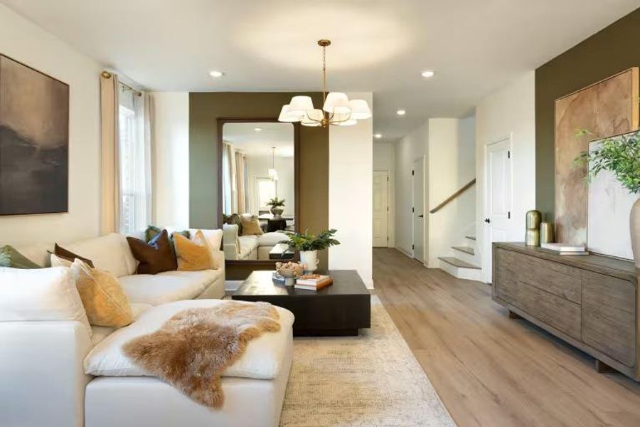 Photo of Centex model home with same floor plan, not of actual home listed. Photo of Centex model home with same floor plan, not of actual home listed.