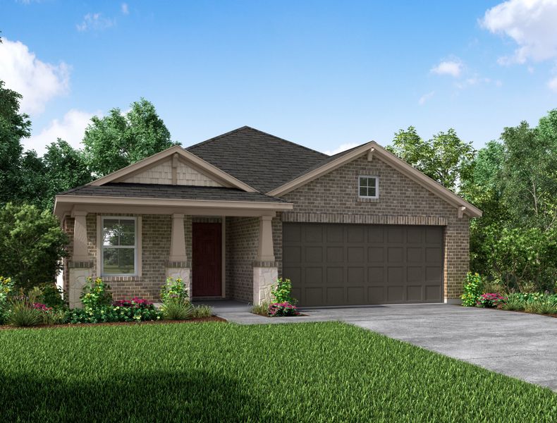 Representative exterior photo of a completed home built from the Quintera by Beazer Homes in Arabella on the Prairie: Premier Collection, Richmond, TX (Image 13). Representative exterior photo of a completed home built from the Quintera by Beazer Homes in Arabella on the Prairie: Premier Collection, Richmond, TX (Image 13).