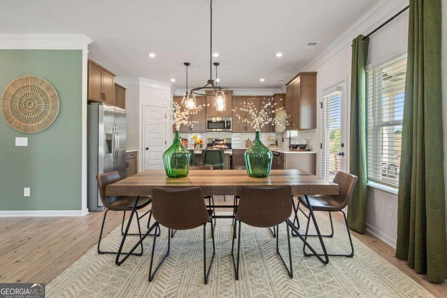Furnished interior view inside a new home in Maddox Station, Eatonton (Image 8).