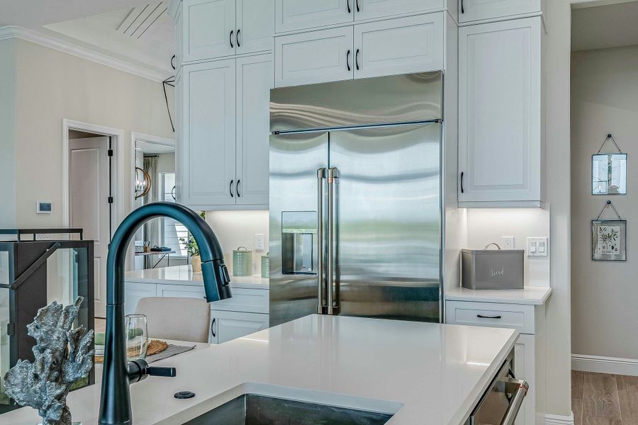 2D floor plan layout for the Willow Signature by GHO Homes in Belterra, Port St. Lucie, FL (Image 67).