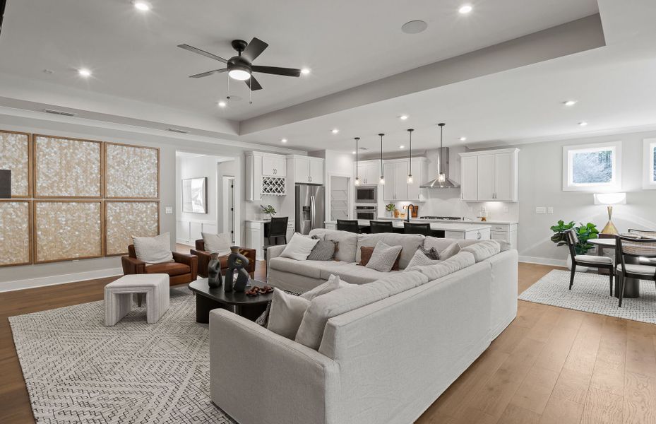 Furnished interior view inside a new home in Sun City Peachtree, Griffin (Image 17). Furnished interior view inside a new home in Sun City Peachtree, Griffin (Image 17).