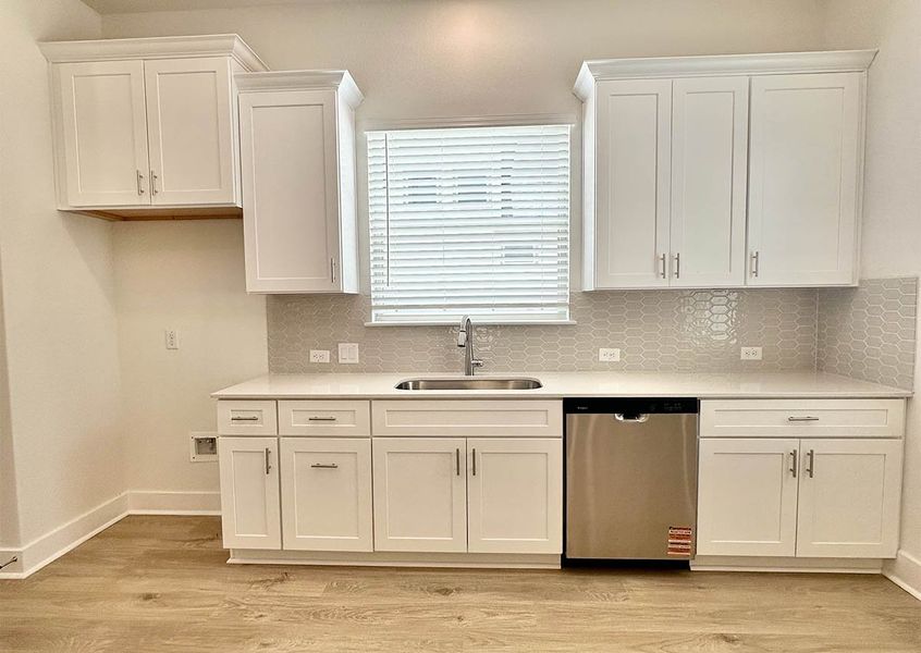 Furnished interior view inside a new home in Sage Hollow, Kyle (Image 4). Furnished interior view inside a new home in Sage Hollow, Kyle (Image 4).