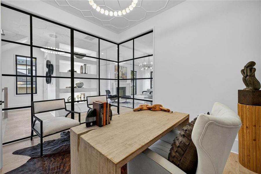 Furnished interior view inside a new home in , Atlanta (Image 42).