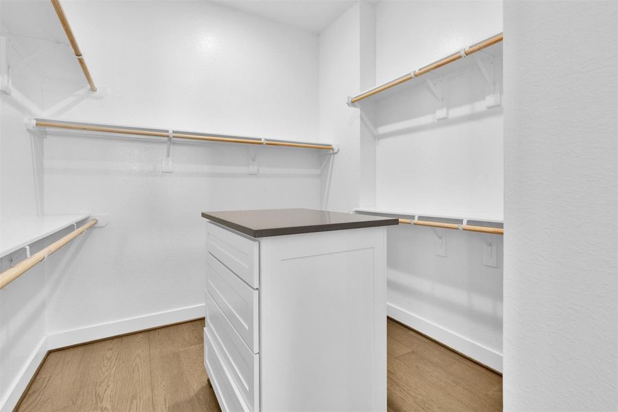 Primary Closet *Representative photo of the same floor plan, selections will vary