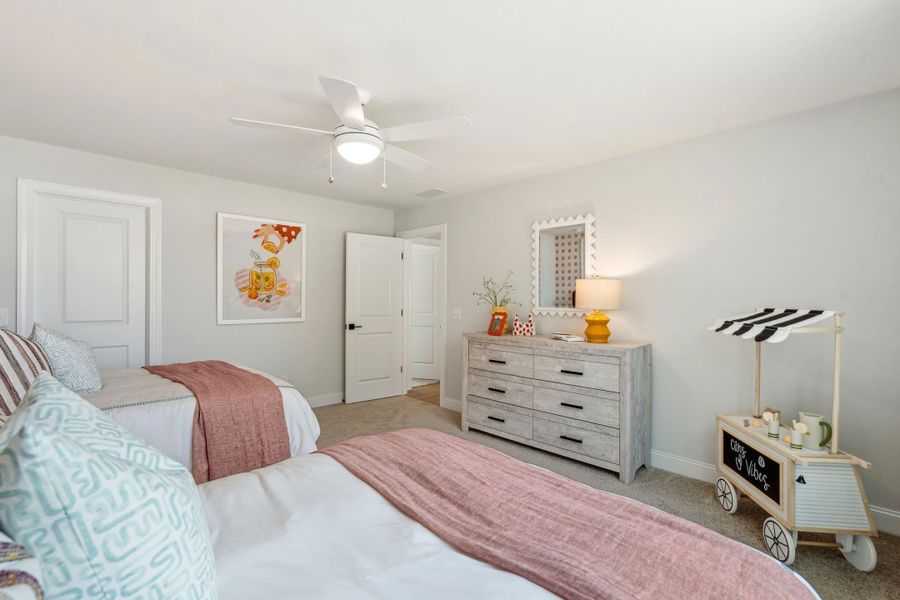 Furnished interior view inside a new home in Sweetgrass Station, Summerville (Image 47). Furnished interior view inside a new home in Sweetgrass Station, Summerville (Image 47).