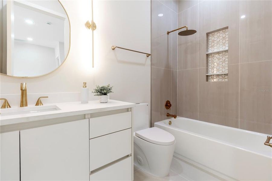 Furnished interior view inside a new home in , Tampa (Image 71).