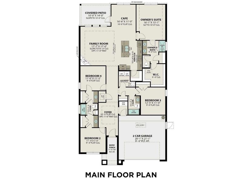 2D floor plan layout for the The Acadia A by Davidson Homes LLC in Windmill Estates, Magnolia, TX (Image 5). 2D floor plan layout for the The Acadia A by Davidson Homes LLC in Windmill Estates, Magnolia, TX (Image 5).