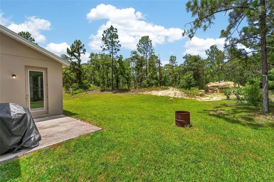 Exterior details and patio area of a home in , Brooksville (Image 25).