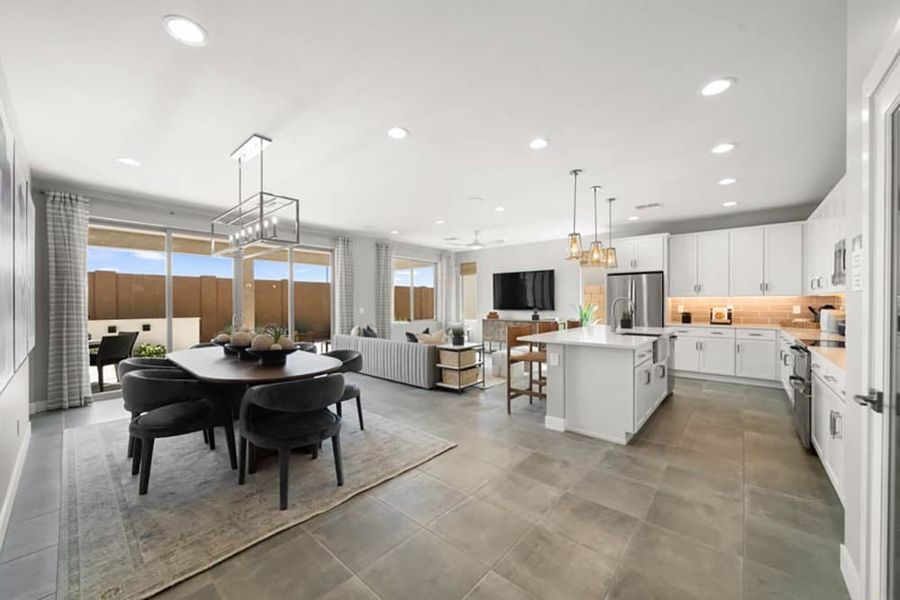 Furnished interior view inside a new home in Meridian, Queen Creek (Image 11).