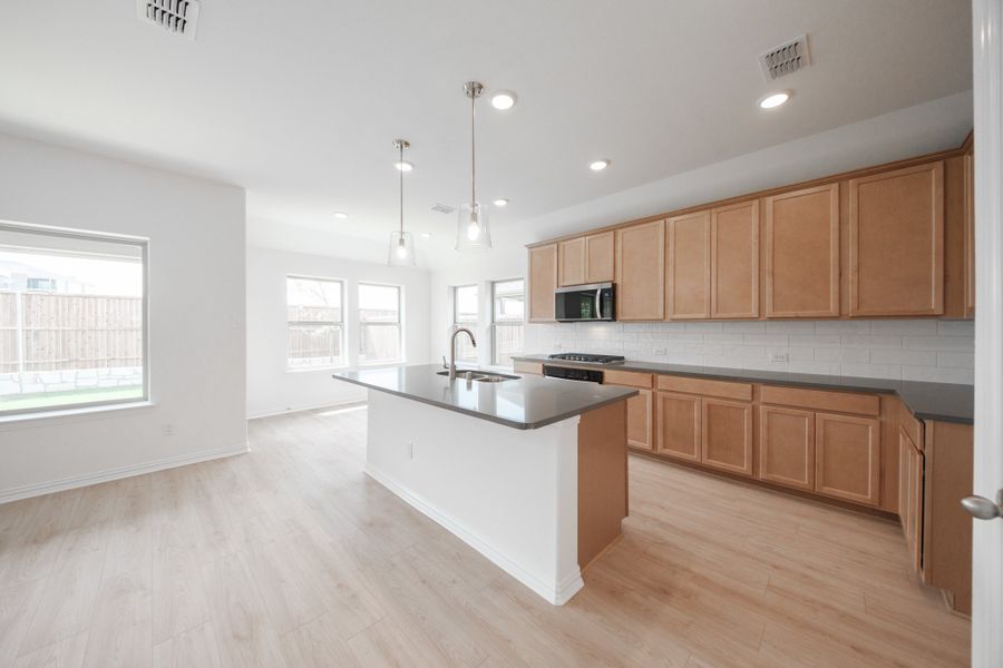 Furnished interior view inside a new home in Whitewing Trails, Princeton (Image 5).
