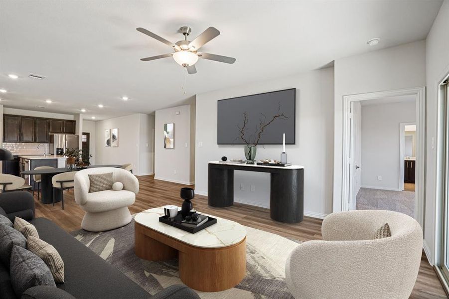 Furnished interior view inside a new home in Windmore, Princeton (Image 12).