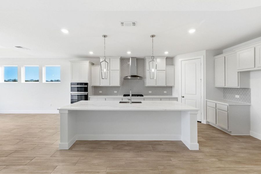 Furnished interior view inside a new home in The Colony, Bastrop (Image 11).