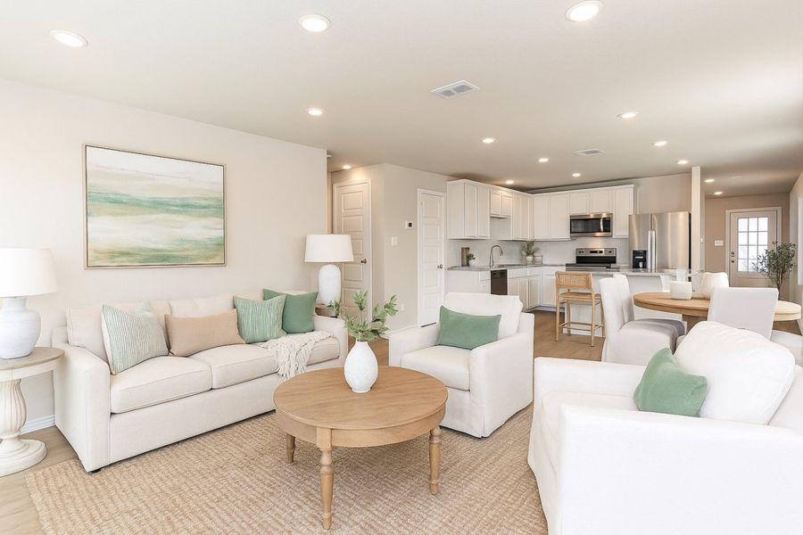 Representative furnished interior of a home built from the Harris Colony At Pinehurst by Brohn Homes in Colony at Pinehurst, Pinehurst (Image 4).