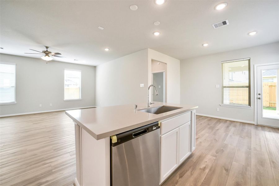 Furnished interior view inside a new home in Anderson Lake, Houston (Image 15).